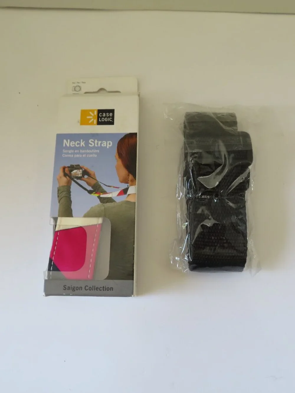 Case Logic SDNS101TR Saigon Neck Strap for DSLR & Bag Strap Lot of 2 For Travel